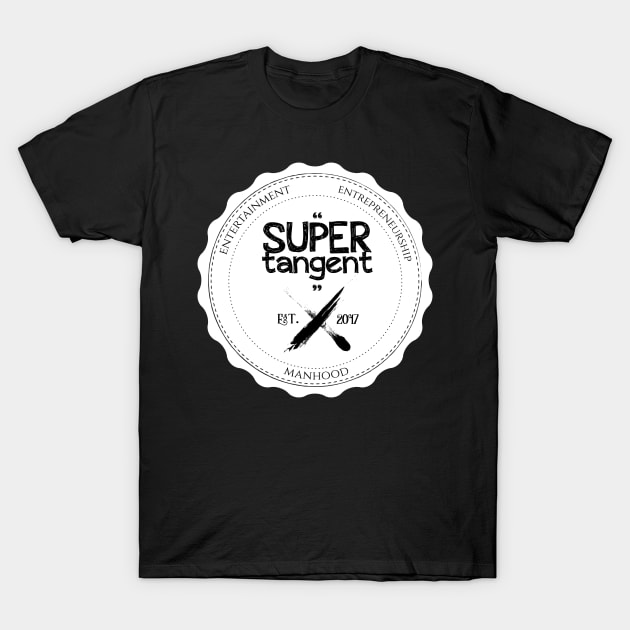 SuperTangent Podcast main logo (W) T-Shirt by SuperTangent Podcast